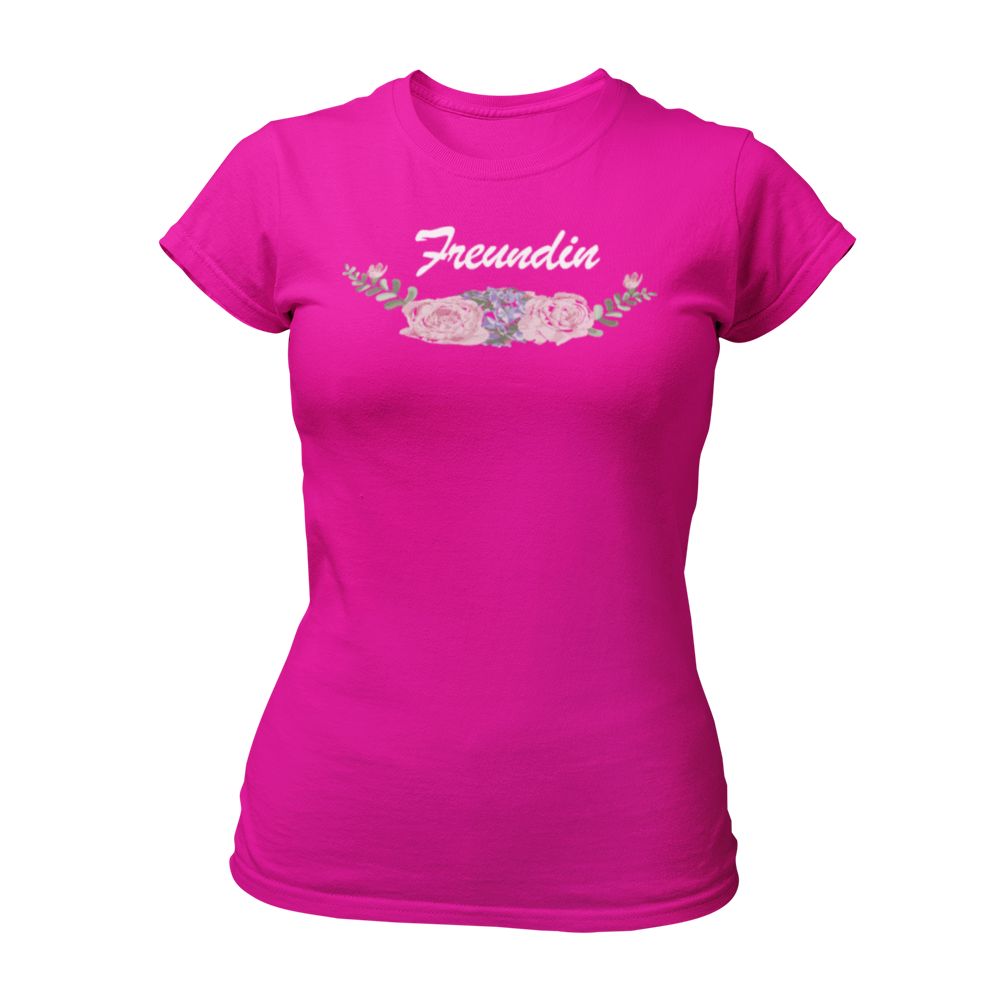 JGA T-Shirt "BOHO Freundin" im angesagten Boho-Style, ideal für die Freundinnen der Braut, um Gemeinschaft und Zusammenhalt beim Junggesellinnenabschied zu fördern.