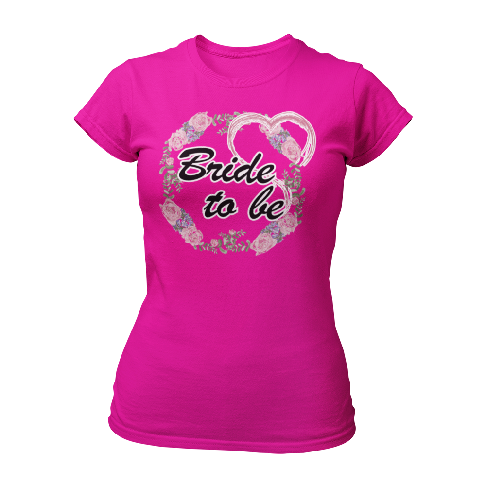Das JGA T-Shirt "BOHO Bride to be" überzeugt mit einem verspielten Blumen- und Herzmotiv im beliebten Boho-Stil. In zarten Pastellfarben gestaltet, bietet es eine feminine, taillierte Passform mit kurzen Ärmeln und rundem Ausschnitt. Ein ideales Brautshirt für einen stilvollen Junggesellinnenabschied.