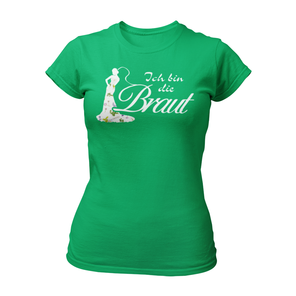 Das JGA T-Shirt "Ich bin die Braut" ist das perfekte Königinnenshirt für den Junggesellinnenabschied. Mit einem eleganten Motiv einer Braut mit Schleier und dem geschwungenen Schriftzug „Ich bin die Braut“ ist klar, wer im Mittelpunkt steht. Dieses Shirt sorgt dafür, dass die Braut aus der Masse hervorsticht und eine besonders gute Figur macht.
Passend dazu gibt es individuelle Shirts für alle Gäste mit Bezeichnungen wie „Ich bin die Mutter“, „Ich bin die Freundin“, „Ich bin die Schwester“ und mehr. Mehrer