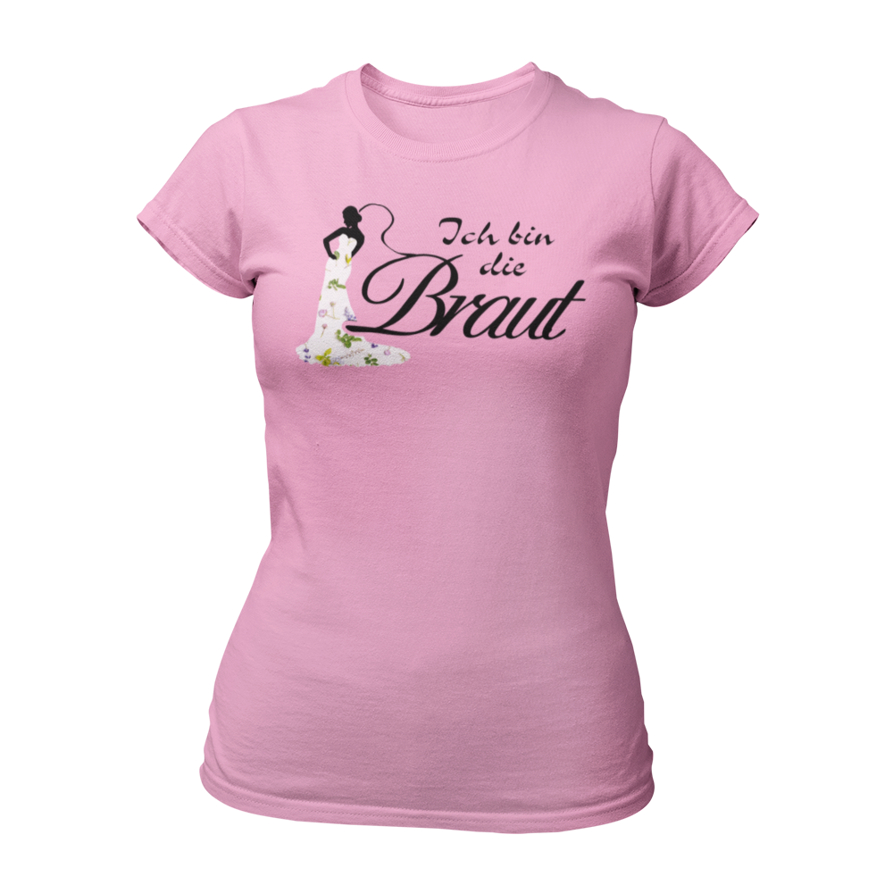 Das JGA T-Shirt "Ich bin die Braut" ist das perfekte Königinnenshirt für den Junggesellinnenabschied. Mit einem eleganten Motiv einer Braut mit Schleier und dem geschwungenen Schriftzug „Ich bin die Braut“ ist klar, wer im Mittelpunkt steht. Dieses Shirt sorgt dafür, dass die Braut aus der Masse hervorsticht und eine besonders gute Figur macht.
Passend dazu gibt es individuelle Shirts für alle Gäste mit Bezeichnungen wie „Ich bin die Mutter“, „Ich bin die Freundin“, „Ich bin die Schwester“ und mehr. Mehrer