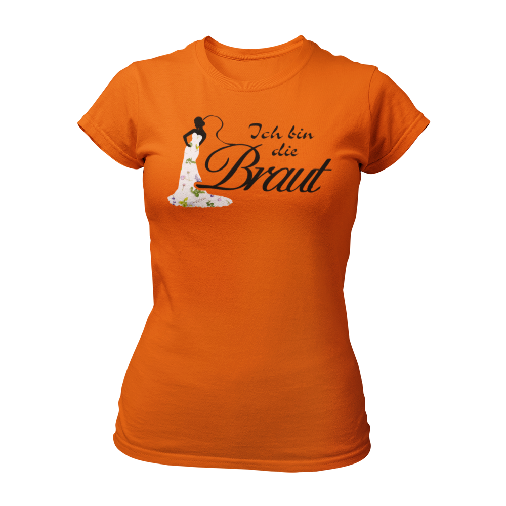 Das JGA T-Shirt "Ich bin die Braut" ist das perfekte Königinnenshirt für den Junggesellinnenabschied. Mit einem eleganten Motiv einer Braut mit Schleier und dem geschwungenen Schriftzug „Ich bin die Braut“ ist klar, wer im Mittelpunkt steht. Dieses Shirt sorgt dafür, dass die Braut aus der Masse hervorsticht und eine besonders gute Figur macht.
Passend dazu gibt es individuelle Shirts für alle Gäste mit Bezeichnungen wie „Ich bin die Mutter“, „Ich bin die Freundin“, „Ich bin die Schwester“ und mehr. Mehrer