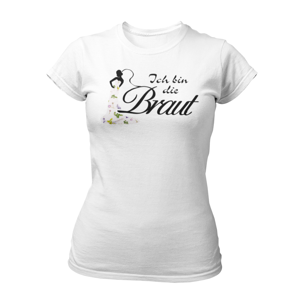 Das JGA T-Shirt "Ich bin die Braut" ist das perfekte Königinnenshirt für den Junggesellinnenabschied. Mit einem eleganten Motiv einer Braut mit Schleier und dem geschwungenen Schriftzug „Ich bin die Braut“ ist klar, wer im Mittelpunkt steht. Dieses Shirt sorgt dafür, dass die Braut aus der Masse hervorsticht und eine besonders gute Figur macht.
Passend dazu gibt es individuelle Shirts für alle Gäste mit Bezeichnungen wie „Ich bin die Mutter“, „Ich bin die Freundin“, „Ich bin die Schwester“ und mehr. Mehrer