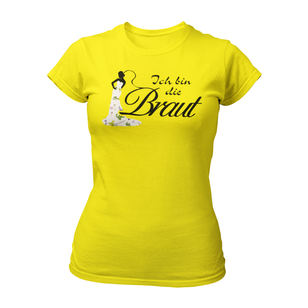 Das JGA T-Shirt "Ich bin die Braut" ist das perfekte Königinnenshirt für den Junggesellinnenabschied. Mit einem eleganten Motiv einer Braut mit Schleier und dem geschwungenen Schriftzug „Ich bin die Braut“ ist klar, wer im Mittelpunkt steht. Dieses Shirt sorgt dafür, dass die Braut aus der Masse hervorsticht und eine besonders gute Figur macht.
Passend dazu gibt es individuelle Shirts für alle Gäste mit Bezeichnungen wie „Ich bin die Mutter“, „Ich bin die Freundin“, „Ich bin die Schwester“ und mehr. Mehrer