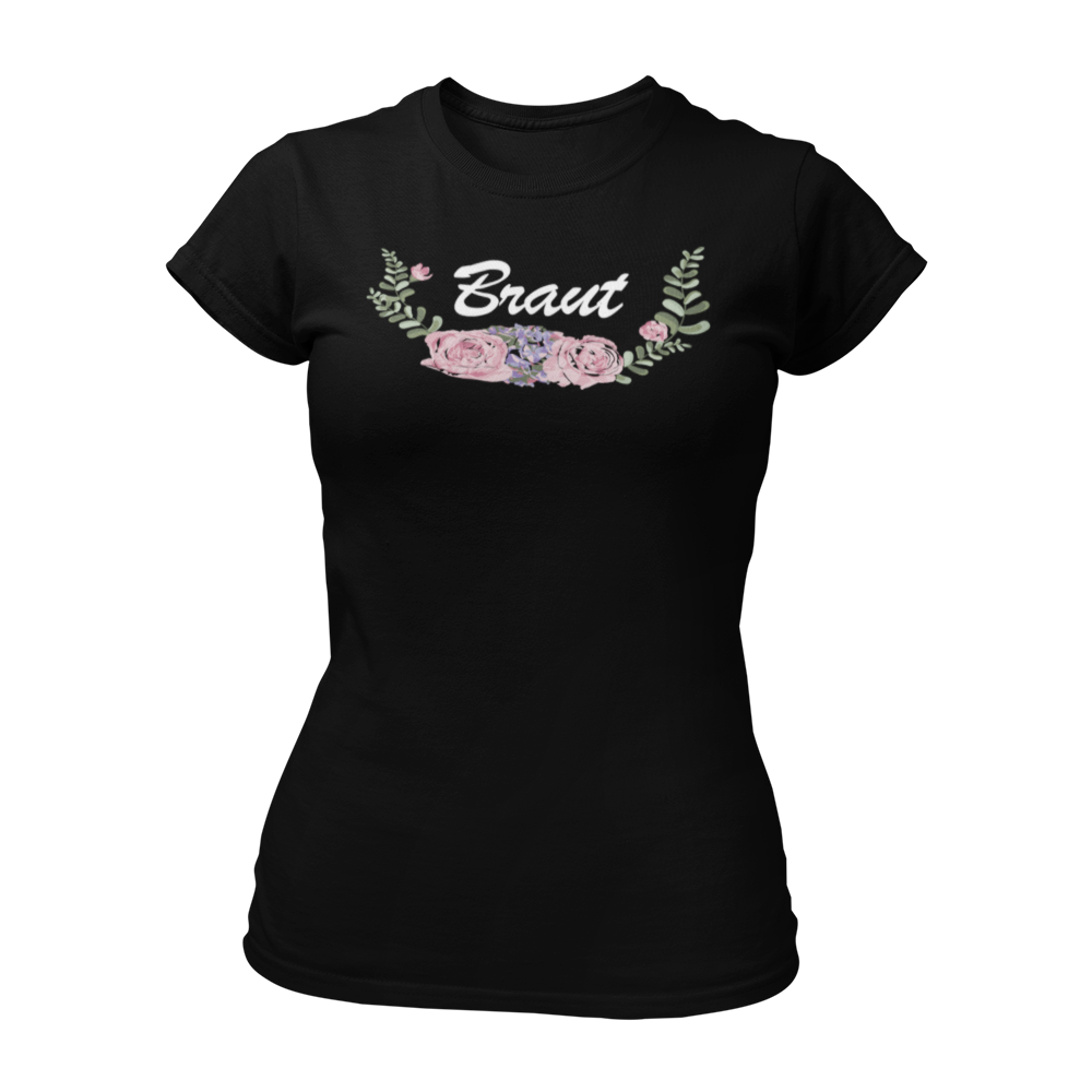 Das "BOHO Braut classic" JGA T-Shirt besticht durch sein elegantes Vintage-Design im angesagten Boho-Stil. Mit einem stilvollen Blumenmotiv und dem Schriftzug "Braut" ist es das perfekte Shirt für die zukünftige Braut. In mehreren Farben erhältlich, bietet es ein tolles Outfit für einen stilvollen Junggesellinnenabschied.