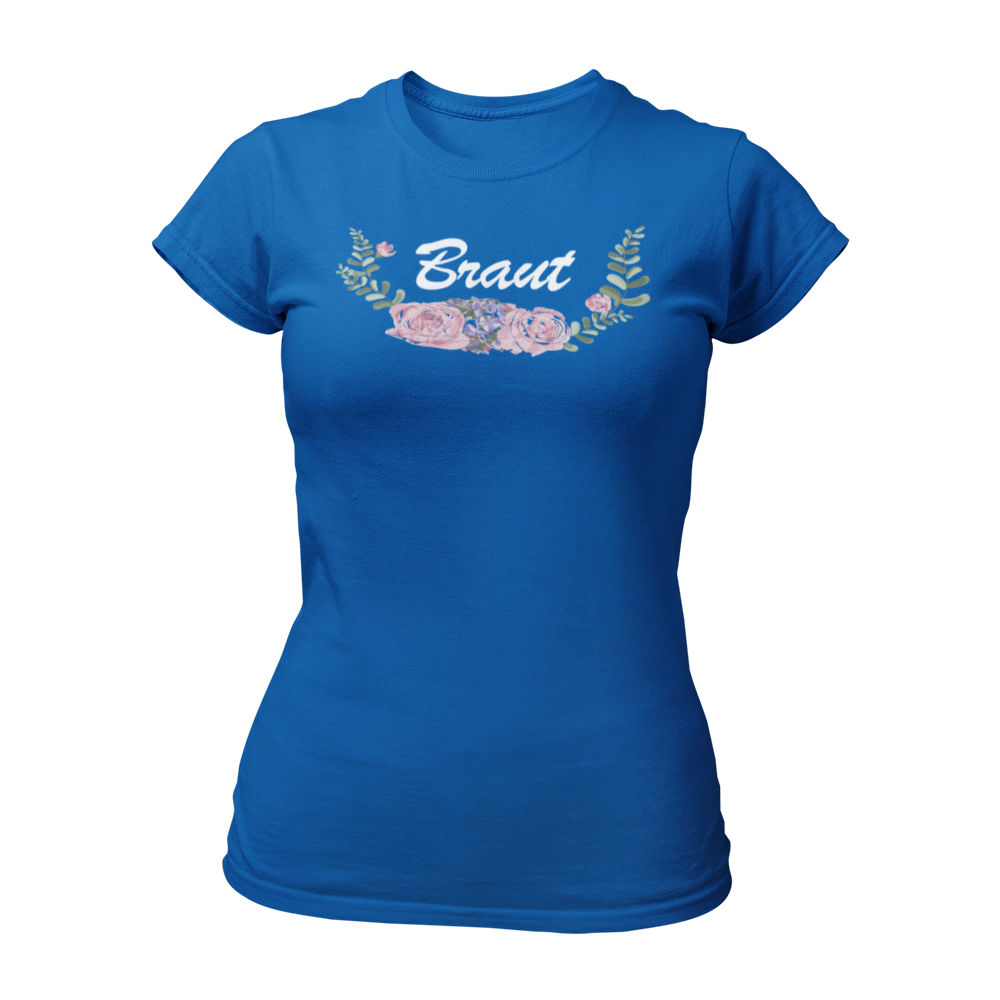 Das "BOHO Braut classic" JGA T-Shirt besticht durch sein elegantes Vintage-Design im angesagten Boho-Stil. Mit einem stilvollen Blumenmotiv und dem Schriftzug "Braut" ist es das perfekte Shirt für die zukünftige Braut. In mehreren Farben erhältlich, bietet es ein tolles Outfit für einen stilvollen Junggesellinnenabschied.