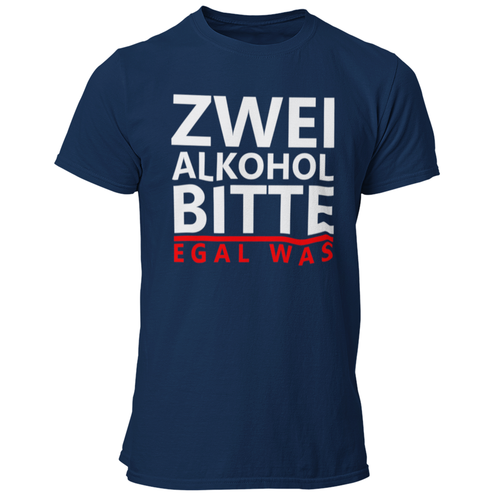 Das JGA T-Shirt „zwei Alkohol bitte“ bringt die Party-Stimmung auf den Punkt! Mit seinem knalligen Aufdruck sorgt es dafür, dass jeder sofort weiß, worum es an diesem Abend geht: Feiern und Spaß haben! Der gerade Schnitt und die Auswahl an Farben machen es zu einem Hingucker für die gesamte JGA-Crew. Ein perfektes Shirt für eine unvergessliche Nacht voller Scherze und Spiele!