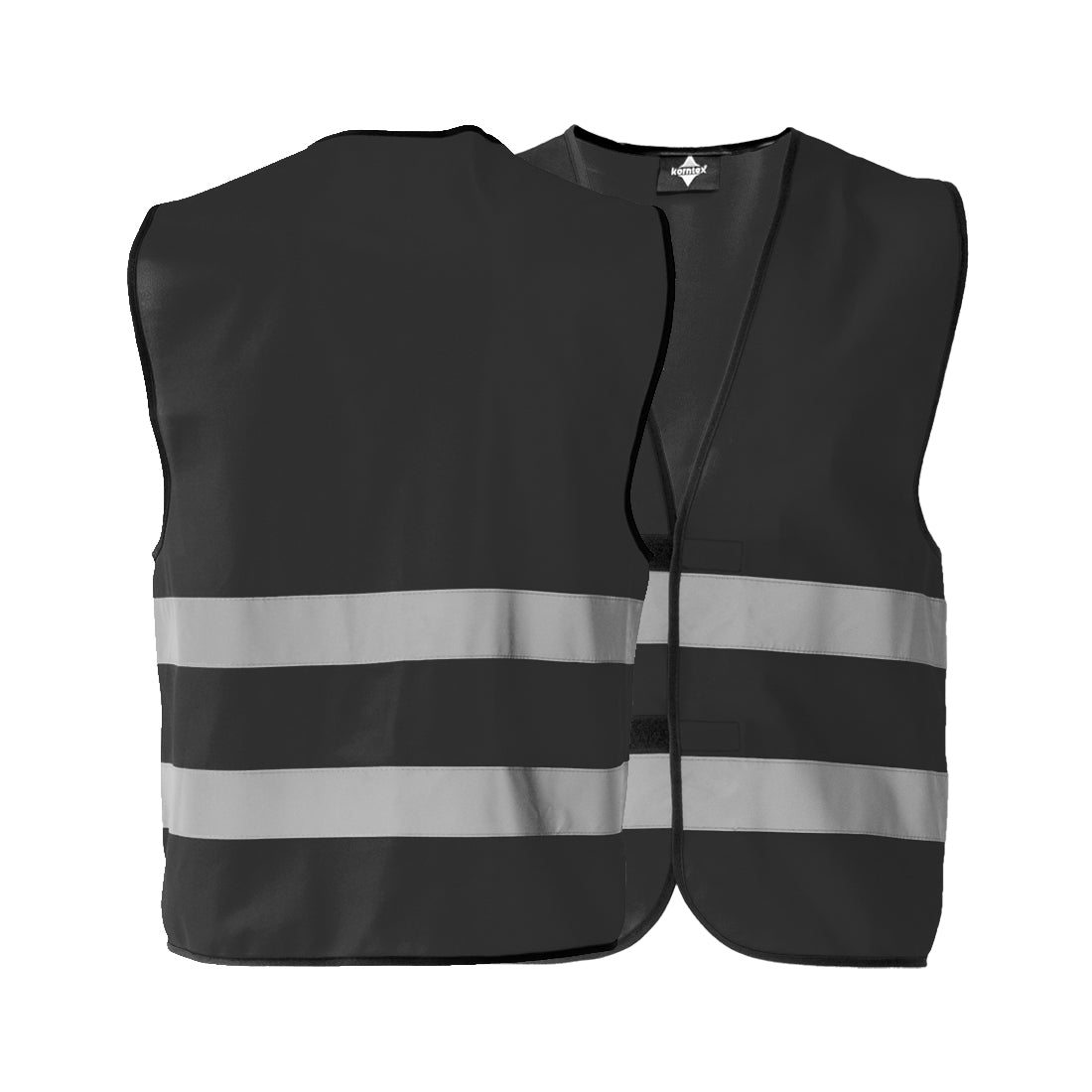 Schlichte, unbedruckte Warnweste für Männer in leuchtenden Farben, mit zwei Reflektionsstreifen, ideal für Junggesellenabschiede.