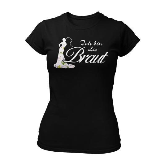 Das JGA T-Shirt "Ich bin die Braut" ist das perfekte Königinnenshirt für den Junggesellinnenabschied. Mit einem eleganten Motiv einer Braut mit Schleier und dem geschwungenen Schriftzug „Ich bin die Braut“ ist klar, wer im Mittelpunkt steht. Dieses Shirt sorgt dafür, dass die Braut aus der Masse hervorsticht und eine besonders gute Figur macht.

Passend dazu gibt es individuelle Shirts für alle Gäste mit Bezeichnungen wie „Ich bin die Mutter“, „Ich bin die Freundin“, „Ich bin die Schwester“ und mehr. Mehrer