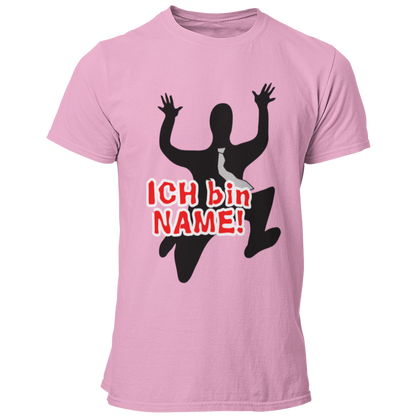 Das JGA T-Shirt „Ich bin …“ bringt eure Feierlaune auf den Punkt! Mit einem individuell gestalteten Namen strahlt es gute Laune aus und zeigt, dass du deinen Junggesellenabschied gebührend feiern willst. Bevor du in den Hafen der Ehe segelst, genießt du mit deinen Kumpels noch einmal die Freiheit des Junggesellenlebens.