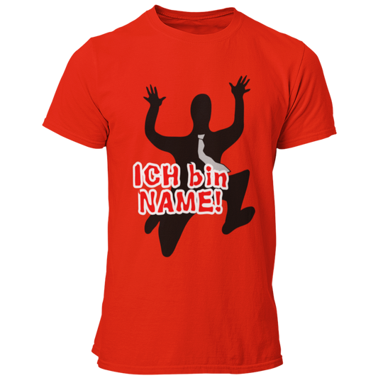 Das JGA T-Shirt „Ich bin …“ bringt eure Feierlaune auf den Punkt! Mit einem individuell gestalteten Namen strahlt es gute Laune aus und zeigt, dass du deinen Junggesellenabschied gebührend feiern willst. Bevor du in den Hafen der Ehe segelst, genießt du mit deinen Kumpels noch einmal die Freiheit des Junggesellenlebens.