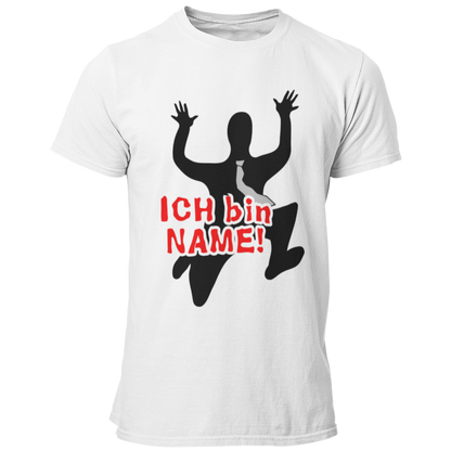 Das JGA T-Shirt „Ich bin …“ bringt eure Feierlaune auf den Punkt! Mit einem individuell gestalteten Namen strahlt es gute Laune aus und zeigt, dass du deinen Junggesellenabschied gebührend feiern willst. Bevor du in den Hafen der Ehe segelst, genießt du mit deinen Kumpels noch einmal die Freiheit des Junggesellenlebens.