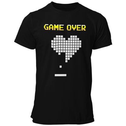 Das JGA T-Shirt "GAME OVER Try again?" ist ein stylisches Shirt im auffälligen Pixel-Design, das an nostalgische Gaming-Abende erinnert. Mit dem markanten „Game Over“-Schriftzug und dem Motto „Try again?“ feiert ihr den letzten Abend des Junggesellen mit Stil. Erhältlich in verschiedenen Farben, sorgt es für einen unvergesslichen Junggesellenabschied!