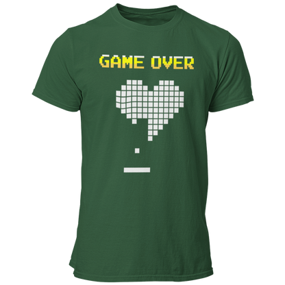 Das JGA T-Shirt "GAME OVER Try again?" ist ein stylisches Shirt im auffälligen Pixel-Design, das an nostalgische Gaming-Abende erinnert. Mit dem markanten „Game Over“-Schriftzug und dem Motto „Try again?“ feiert ihr den letzten Abend des Junggesellen mit Stil. Erhältlich in verschiedenen Farben, sorgt es für einen unvergesslichen Junggesellenabschied!