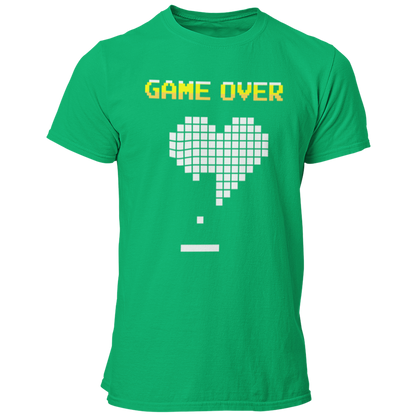 Das JGA T-Shirt "GAME OVER Try again?" ist ein stylisches Shirt im auffälligen Pixel-Design, das an nostalgische Gaming-Abende erinnert. Mit dem markanten „Game Over“-Schriftzug und dem Motto „Try again?“ feiert ihr den letzten Abend des Junggesellen mit Stil. Erhältlich in verschiedenen Farben, sorgt es für einen unvergesslichen Junggesellenabschied!